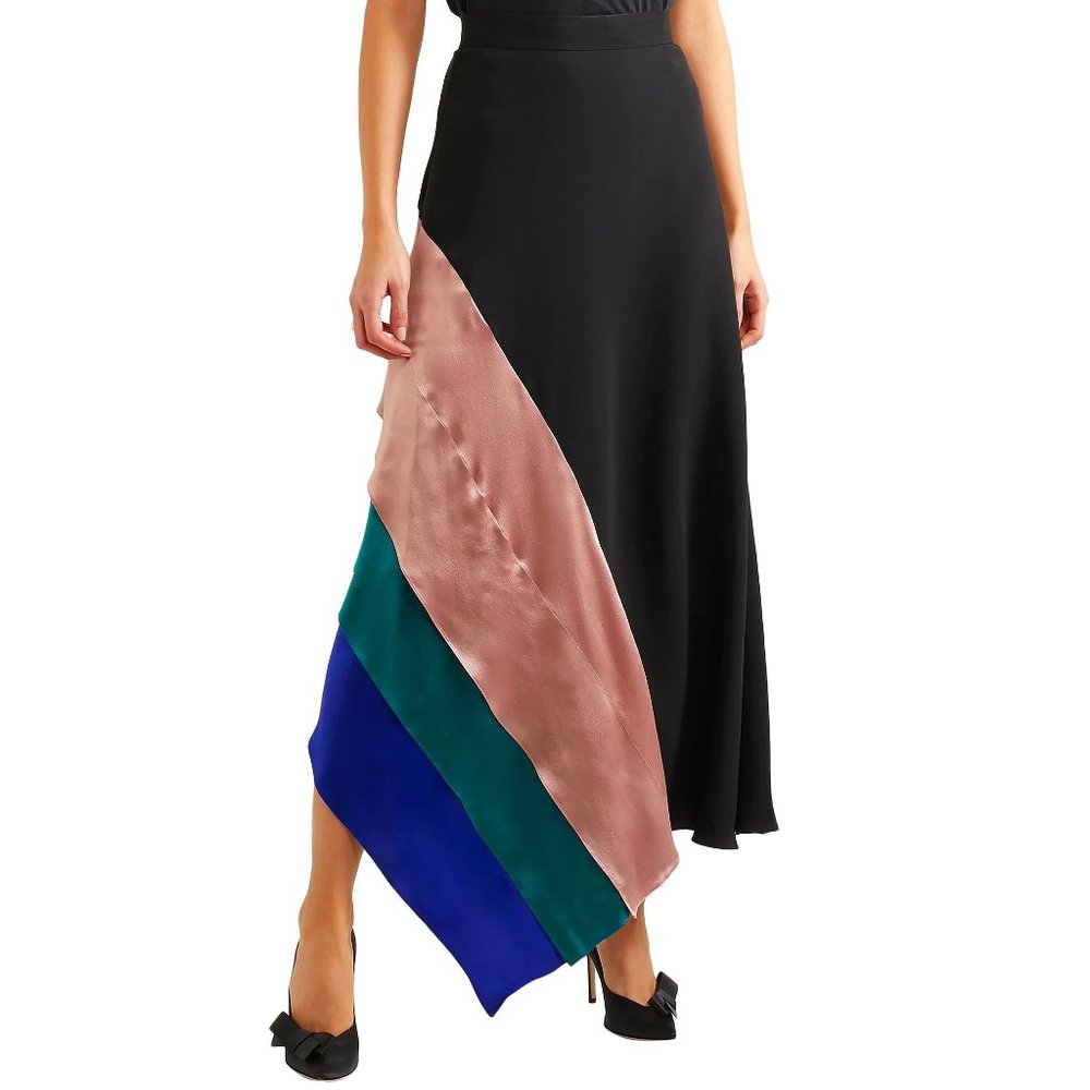 ROKSANDA Silk Tiered Maxi Skirt